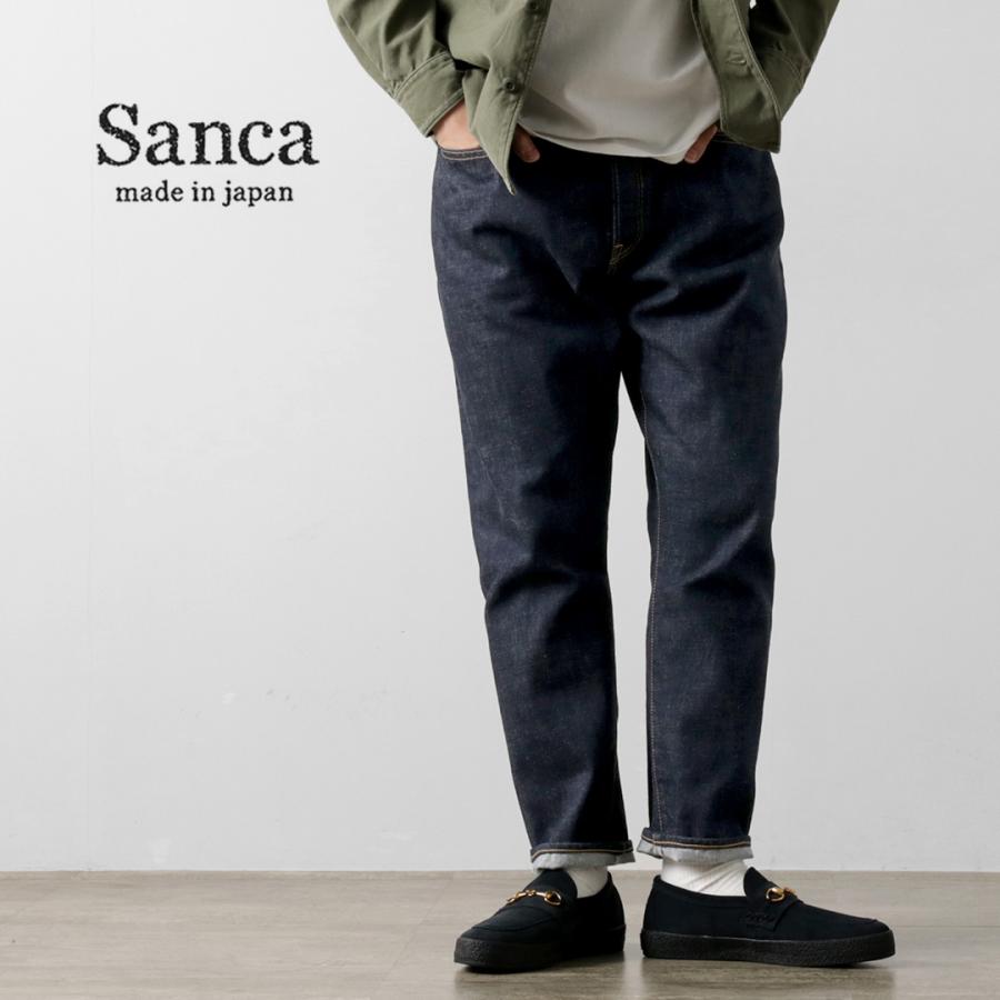 Sanca（サンカ） 15.5オンス デニムテーパード 5Pパンツ