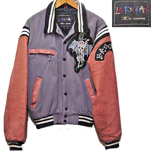 JOHNSONS LA ROCKA! 80's VINTAGE ベースボール ジャケット : ROMANTIC