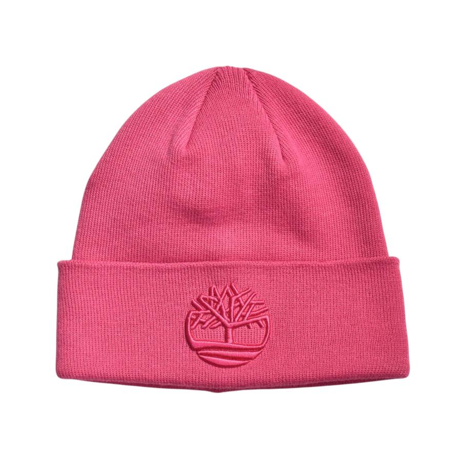 Timberland（ティンバーランド） Logo ニットキャップ ピンク メンズ