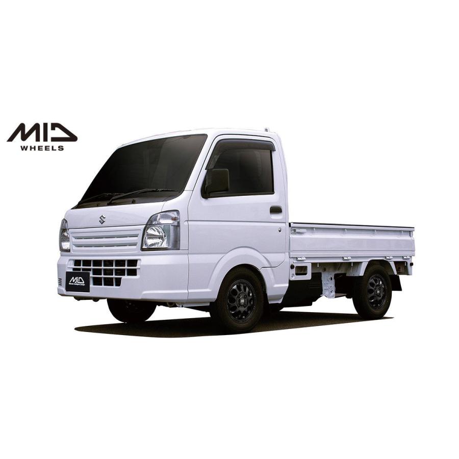 マルカサービス GAIAX 12インチ 3.5J インセット45 4穴 PCD 100 マット
