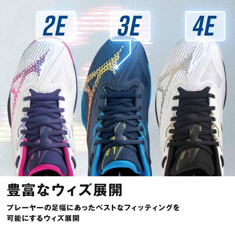 WAVE EXCEED サイズ交換往復送料無料 ソフトテニス シューズ ミズノ