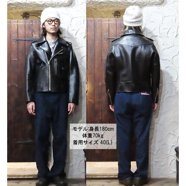 Y'2 LEATHER ワイツーレザー ダブル ライダース HR-55 VINTAGE HORSE D