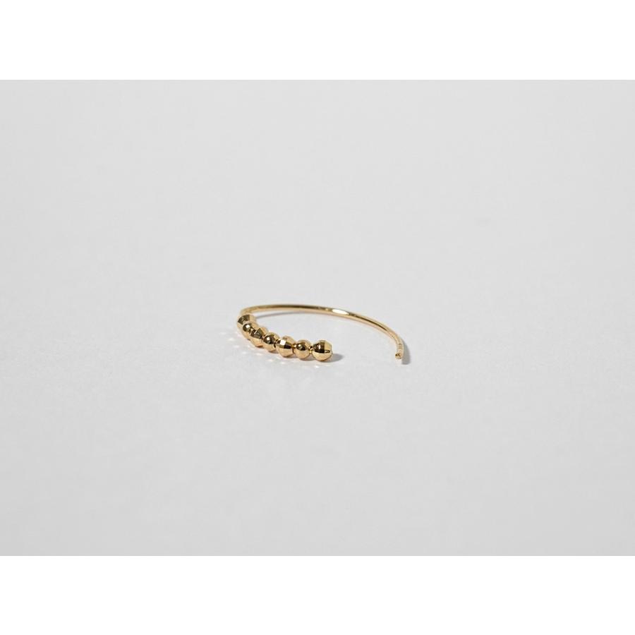 K18 ミラーボール フックピアス レディース 18K 18金 ゴールドピアス