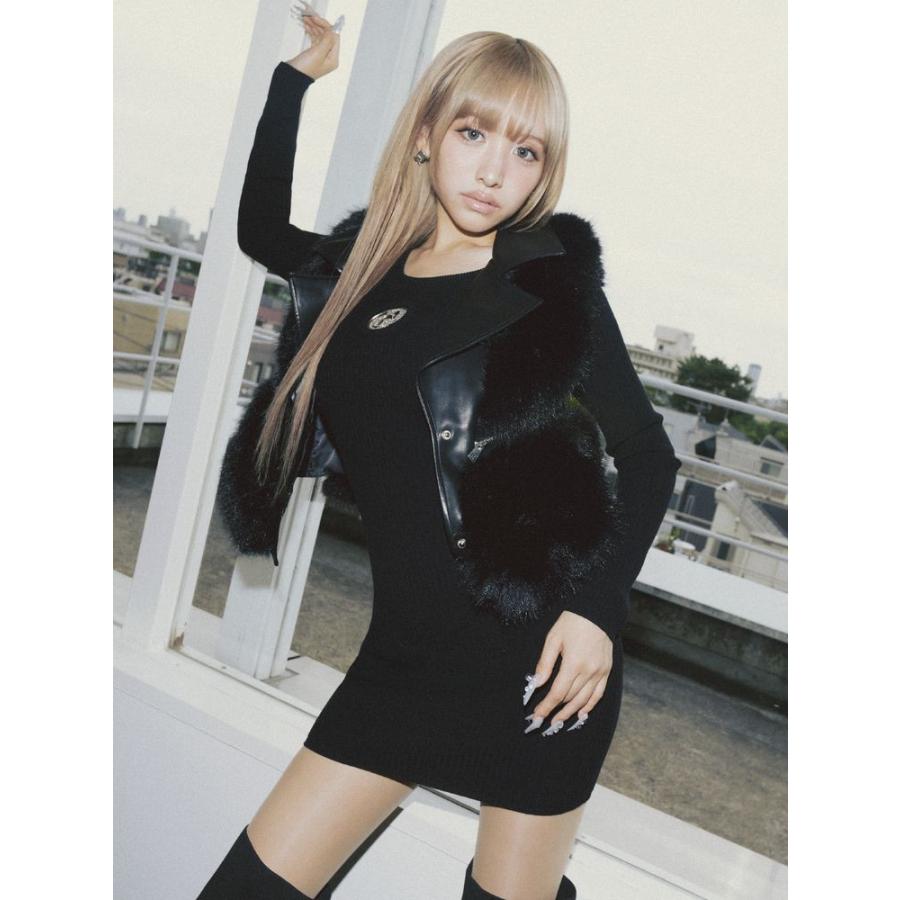 GYDA（ジェイダ） GD bijou MOLDニットワンピース 即納 : RAPTURE
