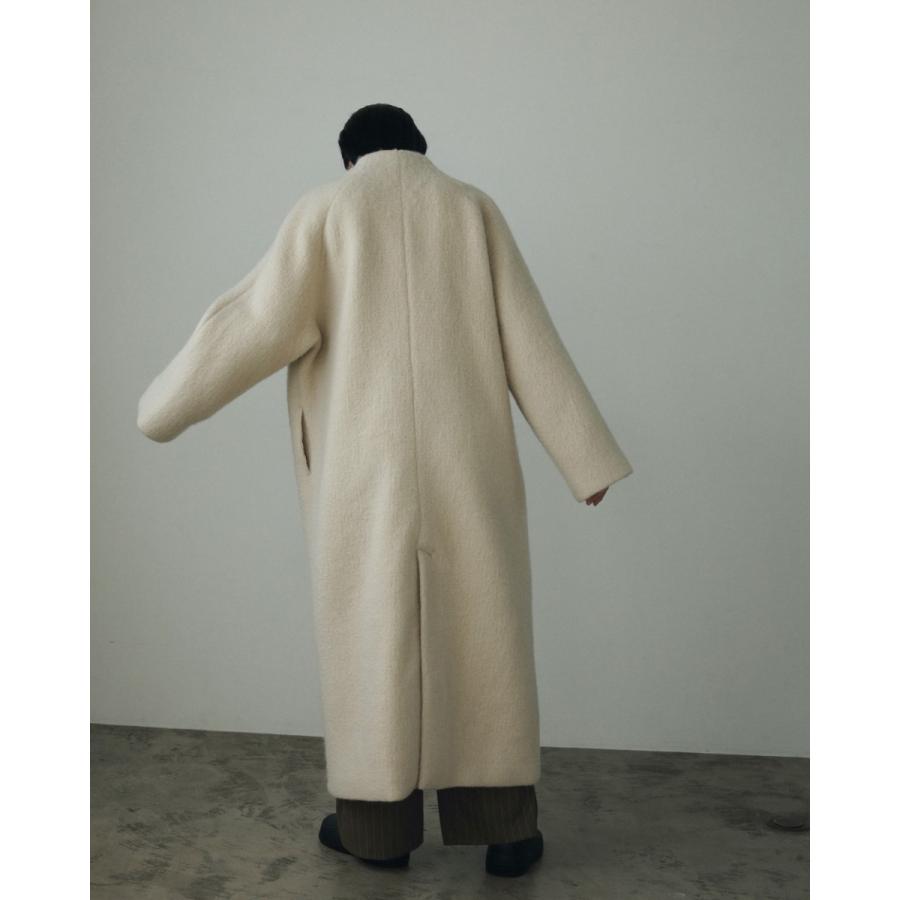anuke（アンヌーク） SALE ANUKE (アンヌーク）Collarless Shaggy Coat
