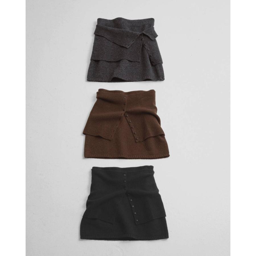 TODAYFUL トゥデイフル Layered Knit Skirt 即日発送 : RAPTURE - 通販