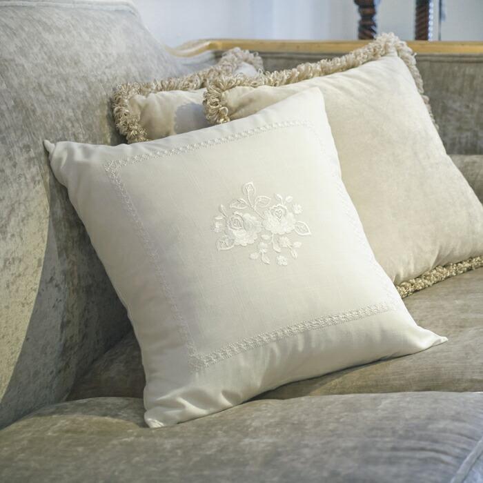 フレンチレース クッションカバー 45×45 カバー クッション 輸入雑貨