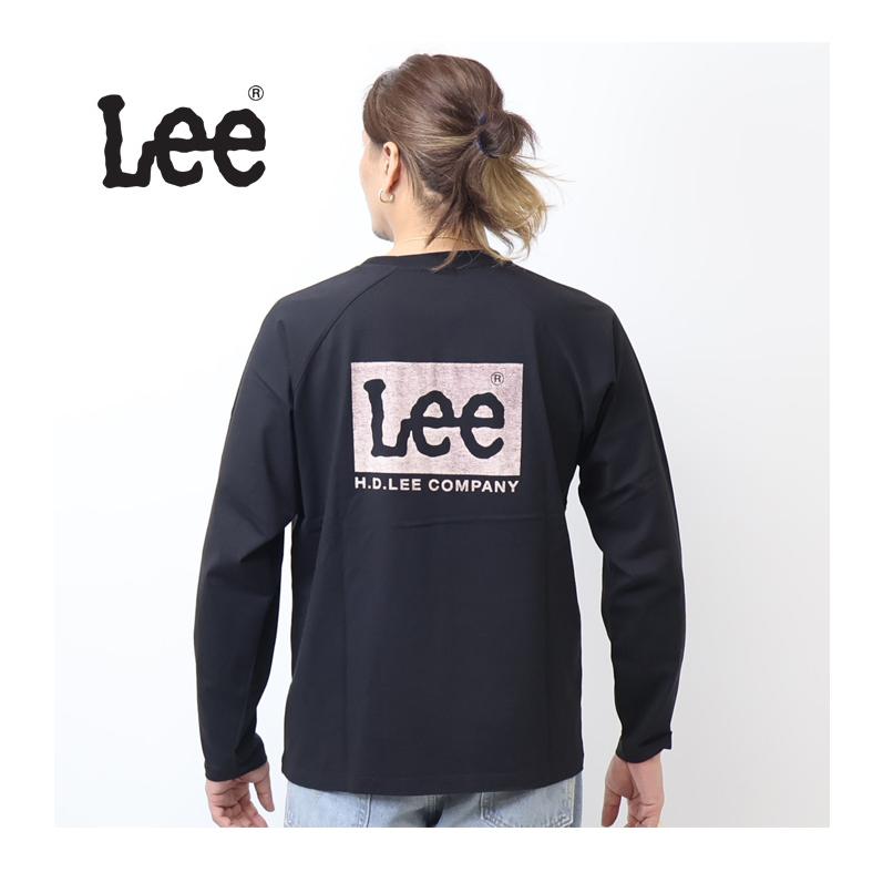Lee（リー） ロゴ刺繍 バックプリント 長袖Tシャツ メンズ 長T ロンT