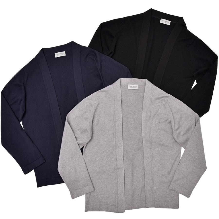 JOHN SMEDLEY（ジョンスメドレー）24ゲージコットン ボタンレス ニット