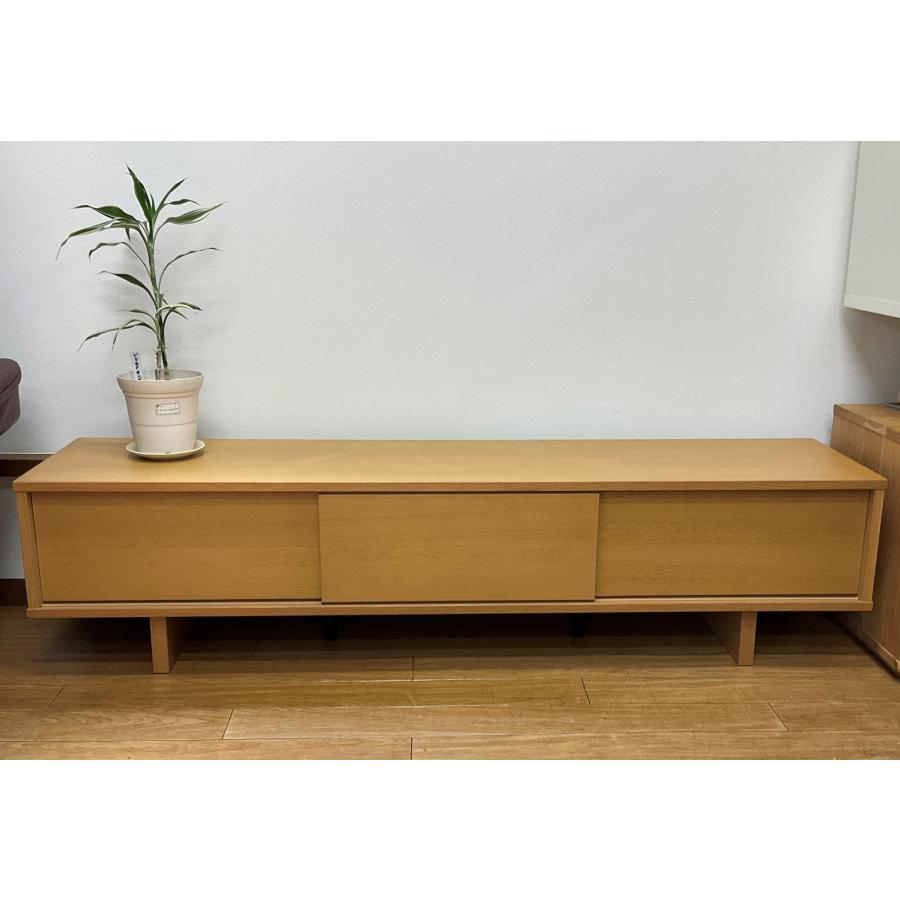 無印良品 MUJI テレビボード オーク材 AVラック 薄型 AVボード テレビ