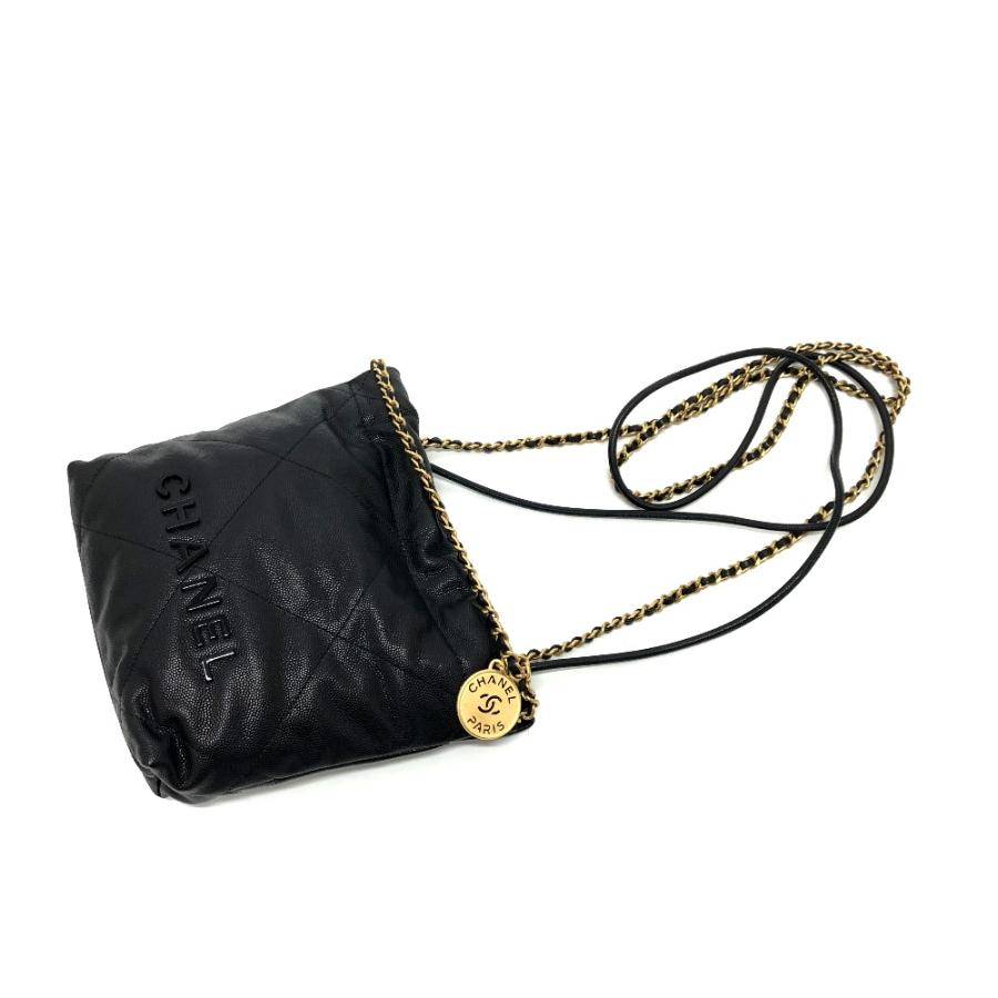 CHANEL（シャネル） 未使用 AS3980 シャネル22 ソーブラック ミニ 2WAY