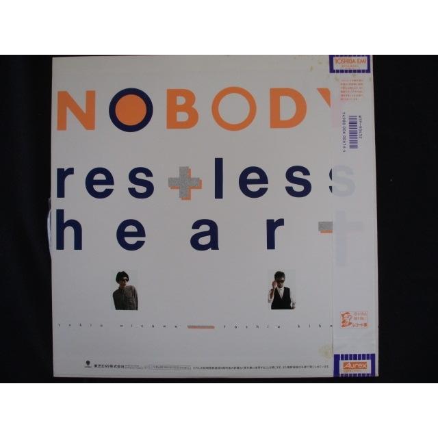 LP/レコード 0147□ノーバディ NOBODY/レストレスハート/帯付/WTP90432