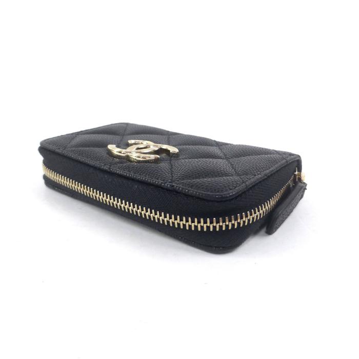 キャビアスキン シャネル （CHANEL） マトラッセ ジップ コインパース