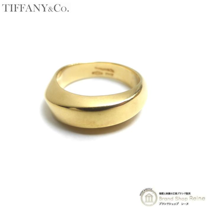 TIFFANY&Co.（ティファニー） ナイフエッジ リング K18YG 指輪 約12号