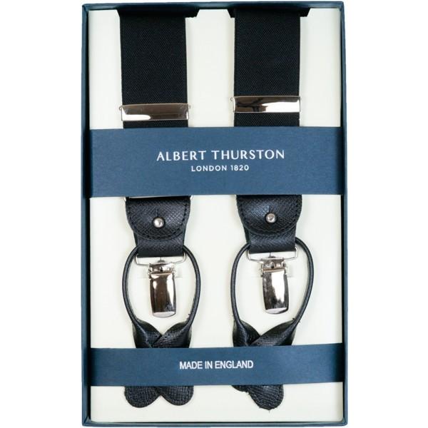アルバートサーストン ALBERT THURSTON サスペンダー Y型 ブラック L