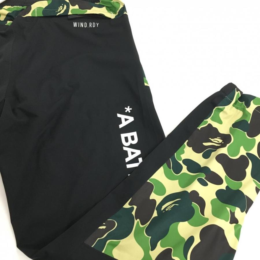 adidas（アディダス） アディダス×A BATHING APE パンツ 黒×グリーン