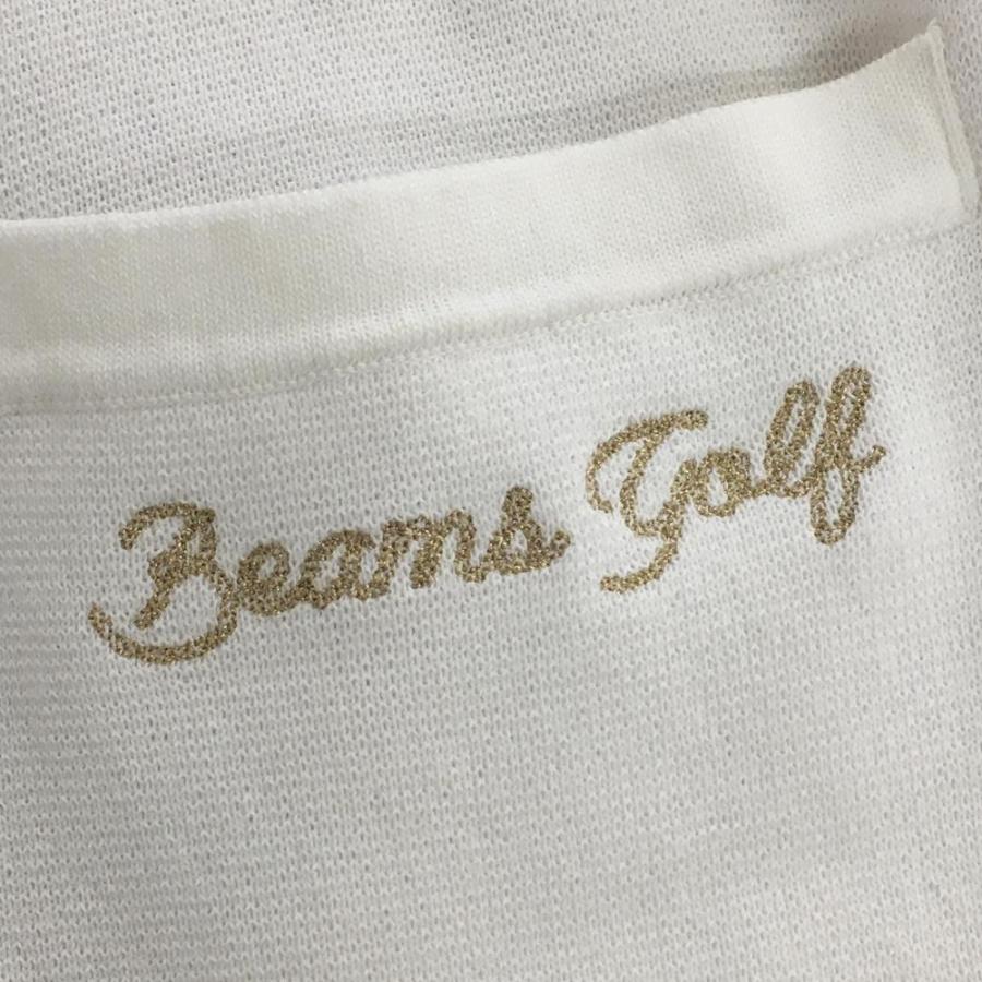 BEAMS（ビームス） ビームスゴルフ ニットスカート 白 金ボタン 裏地