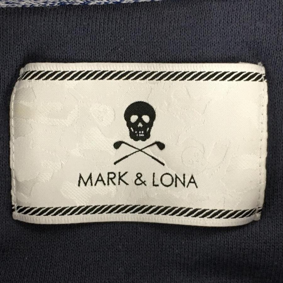 MARK&LONA（マークアンドロナ） パーカー グレーパープル系×白