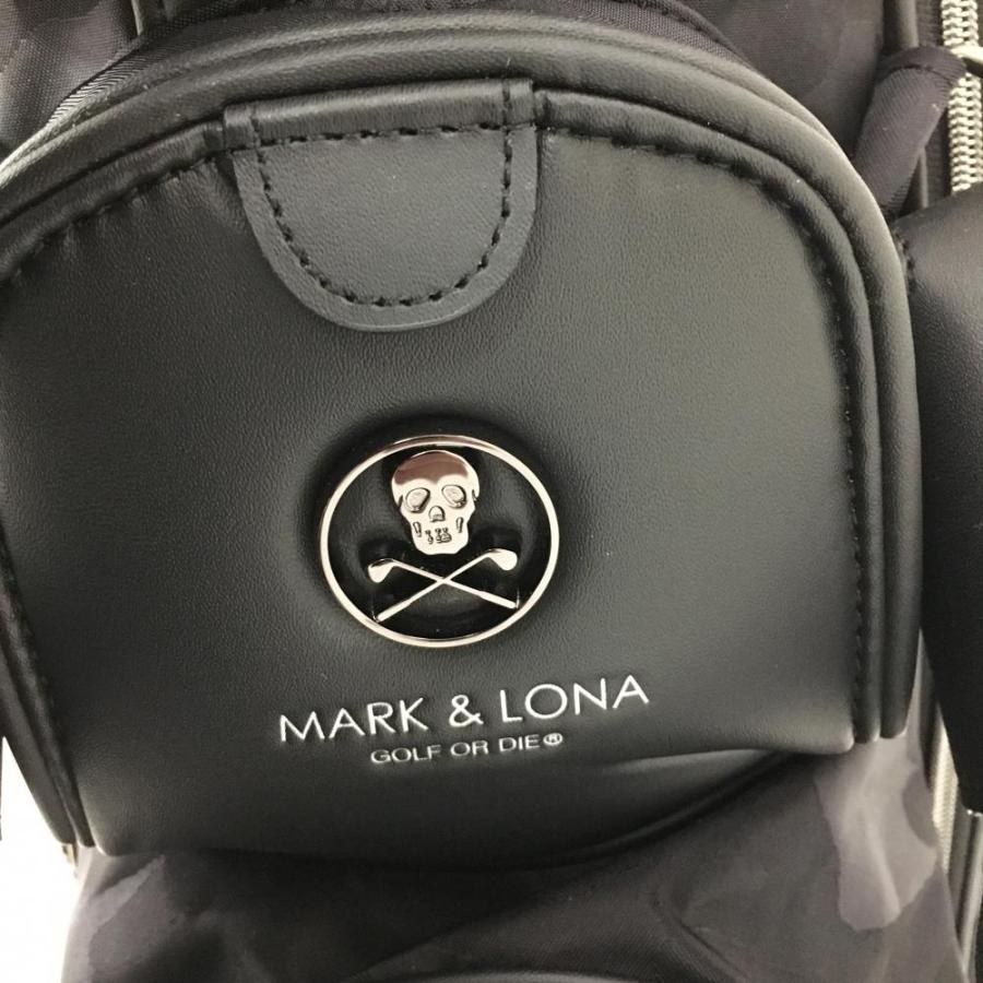 MARK&LONA スタンド式キャディバッグ ブラック MARK&LONA スタンド式