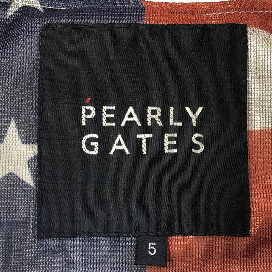 PEARLY GATES（パーリーゲイツ） ジャケットブルゾン 白 総柄地模様