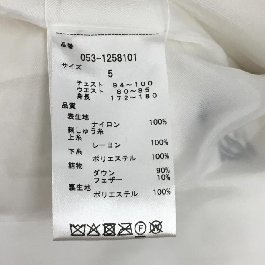 PEARLY GATES（パーリーゲイツ） ダウンベスト 白 ロゴ総柄ネイビー