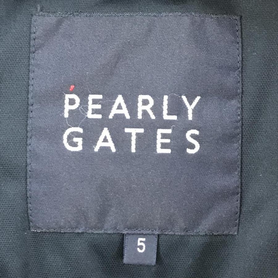PEARLY GATES（パーリーゲイツ） ダウンジャケット ネイビー×黒 一部