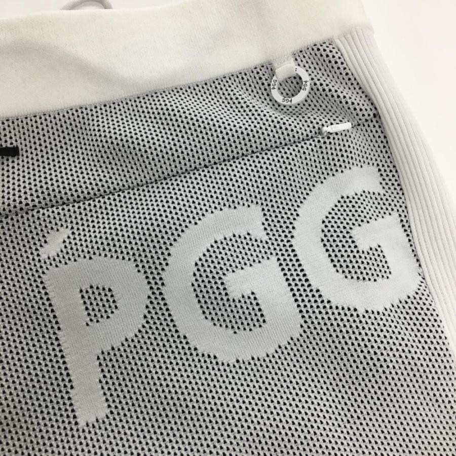 PGG パーリーゲイツ パンツ ストレッチ スキニー グレー 厚手 ニット