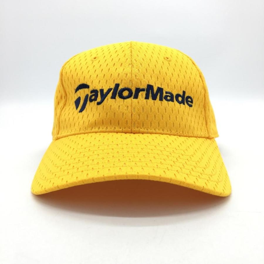 超美品)TaylorMade テーラーメイド メッシュキャップ イエロー