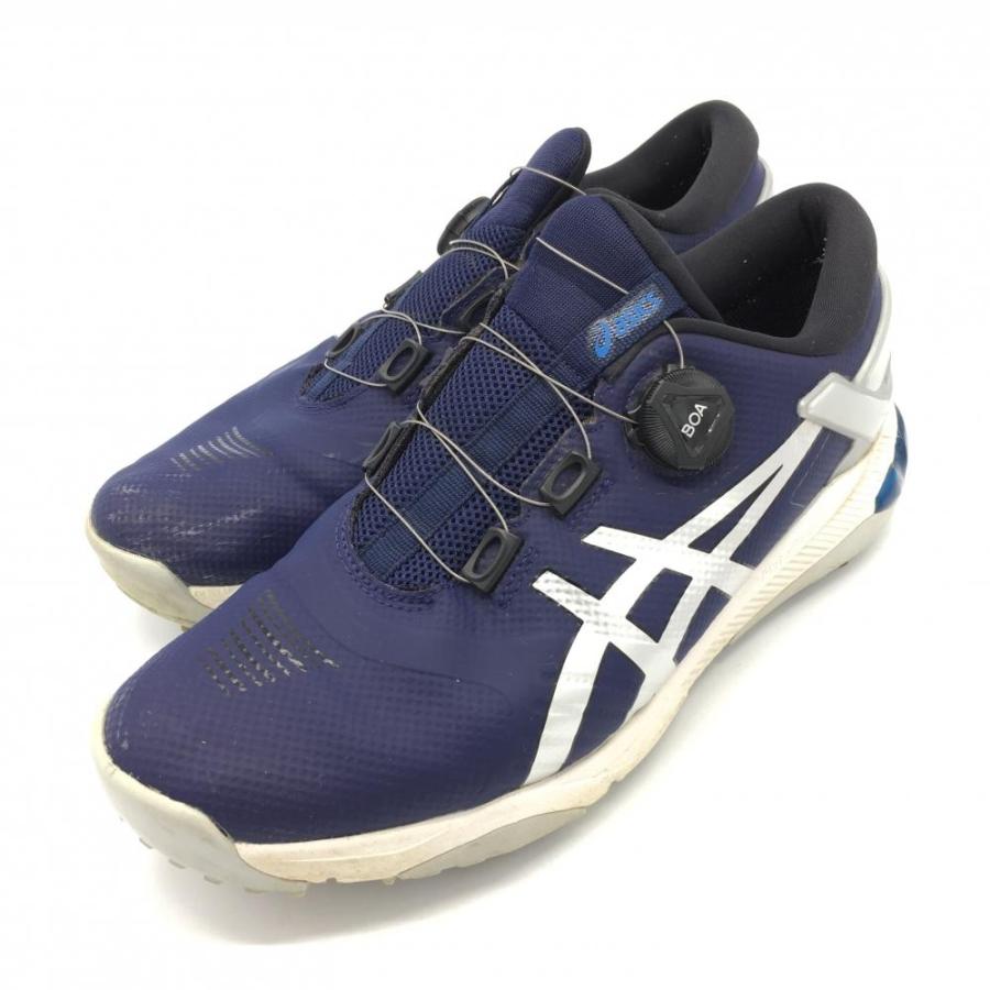 ASICS アシックス ゴルフシューズ ネイビー×シルバー ゲルコース