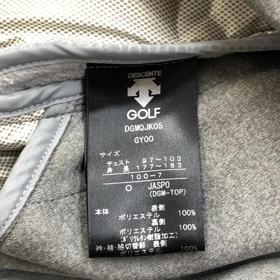 30%OFF価格／DESCENTE デサントゴルフ ダウンジャケット 杢グレー×黒