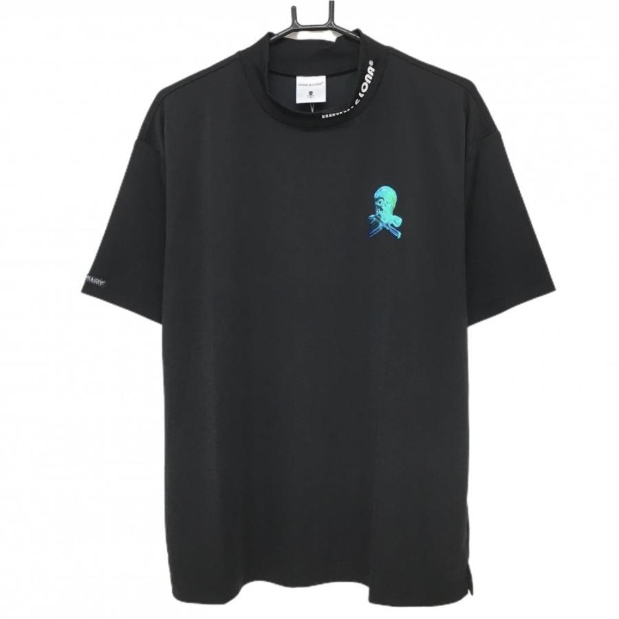 美品】MARK & LONA メンズモックネックシャツ 48(L) ゴルフ モック