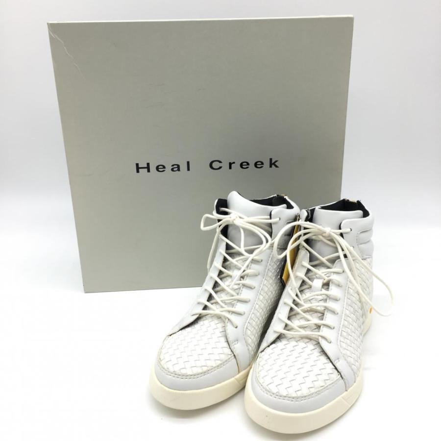 Heal Creek（ヒールクリーク） ハイカットゴルフシューズ 白 スパイク