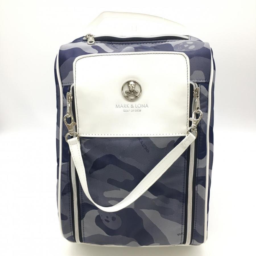 MARK & LONA スカルモノグラム シューズケース 美品 MARK & LONA