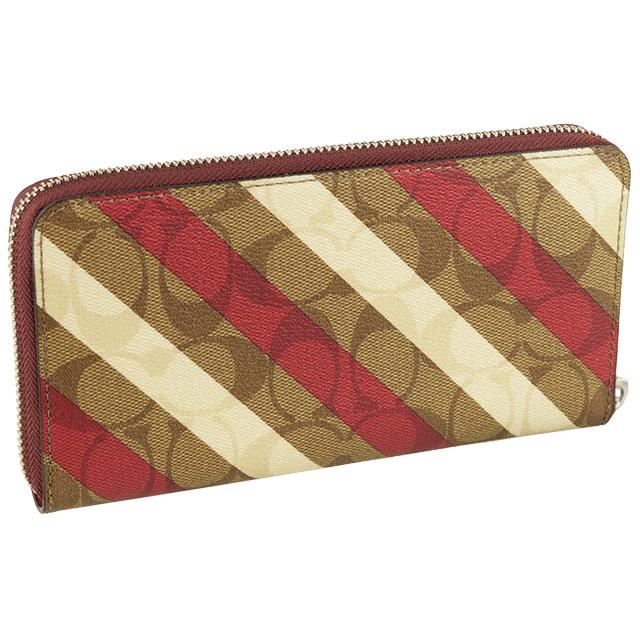 COACH（コーチ） 財布 長財布 ラウンドファスナー シグネチャー