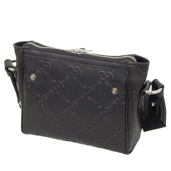 GUCCI（グッチ） バッグ メンズ ショルダーバッグ レザー ブラック