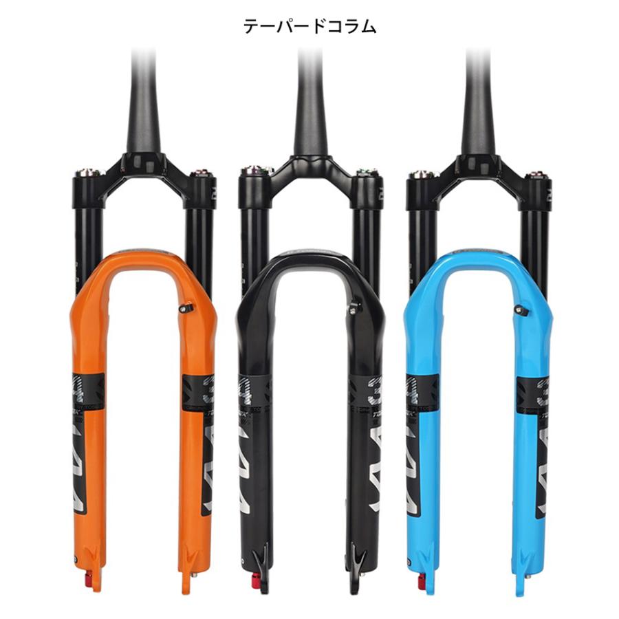 TOSEEKサスペンションフォーク MTBフォーク マウンテンバイクフォーク