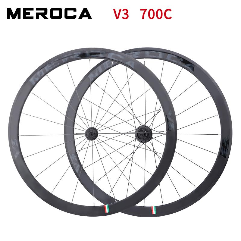 MEROCA ロードバイクホイール 完組 700C 前後セット リムブレーキ