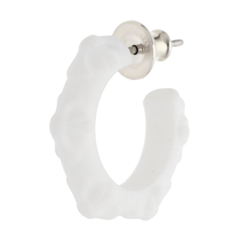 CHROME HEARTS（クロムハーツ） ピアス RUBBER HOOP CROSS SML クロス