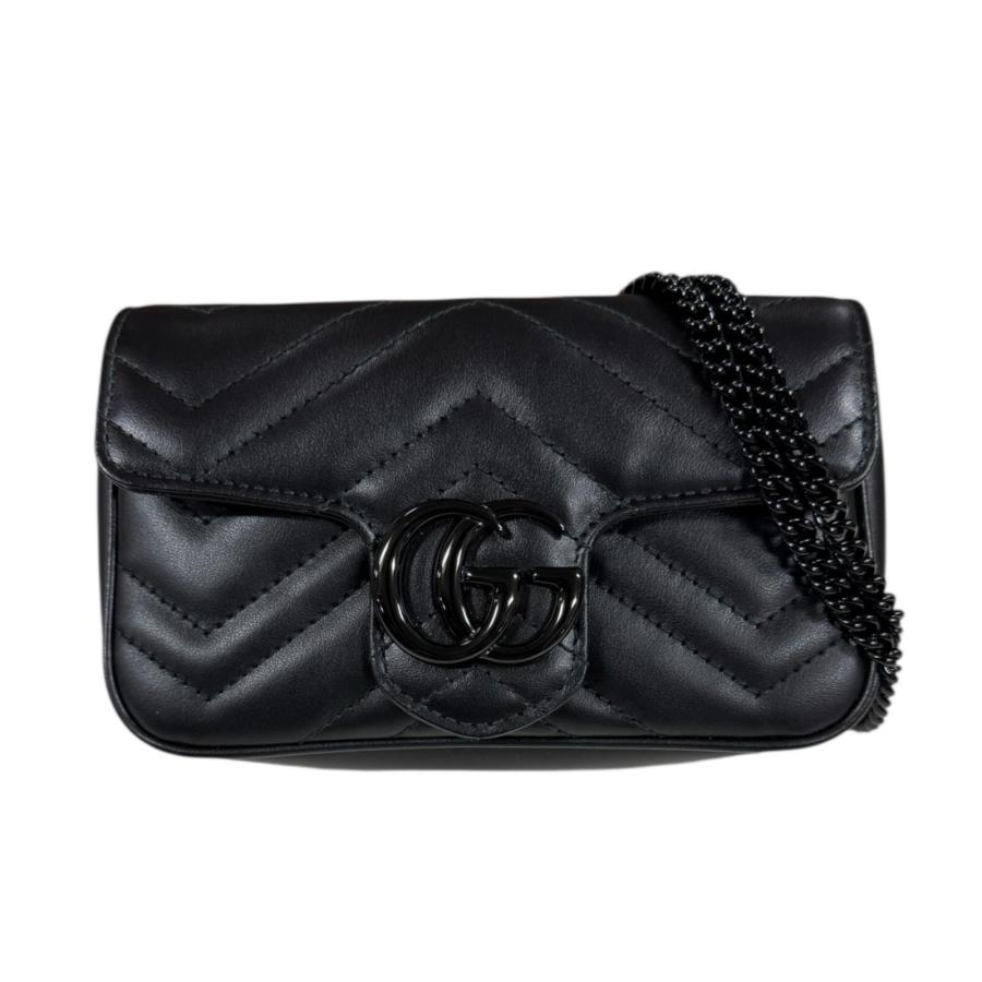 GUCCI（グッチ） スーパーミニバッグ GGマーモント ショルダーバッグ