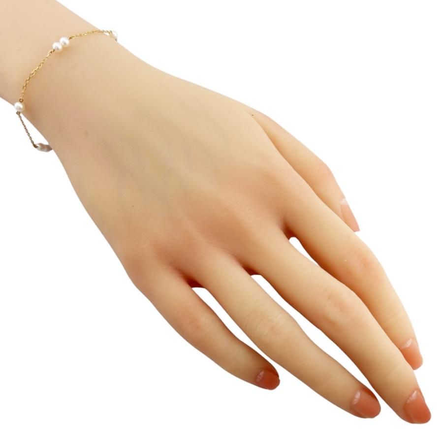 MIKIMOTO（ミキモト） ブレスレット 18金 K18イエローゴールド パール