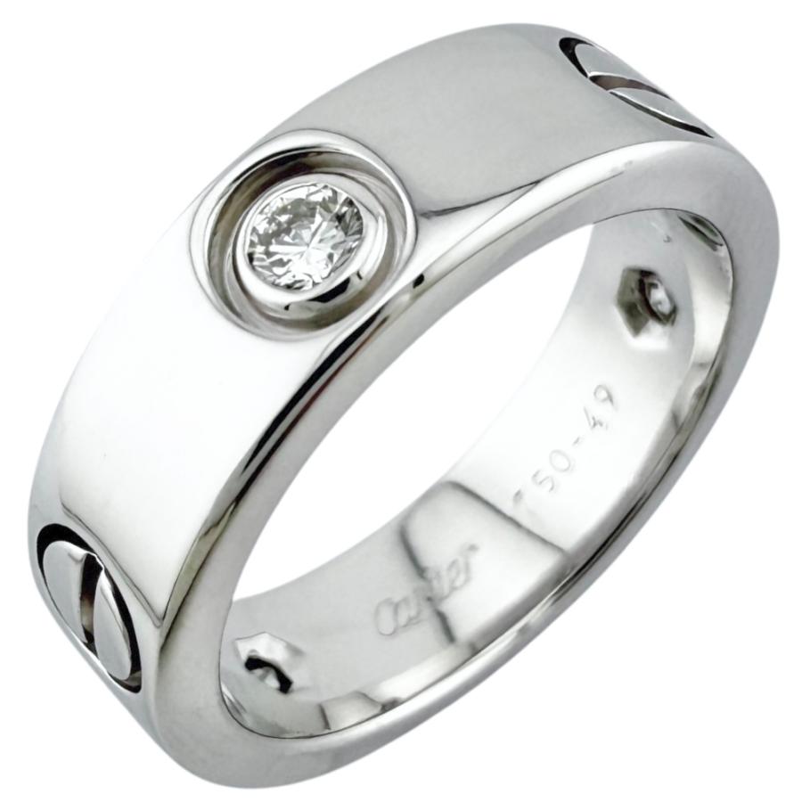 Cartier（カルティエ） ラブ リング 指輪 9号 18金 K18ホワイト