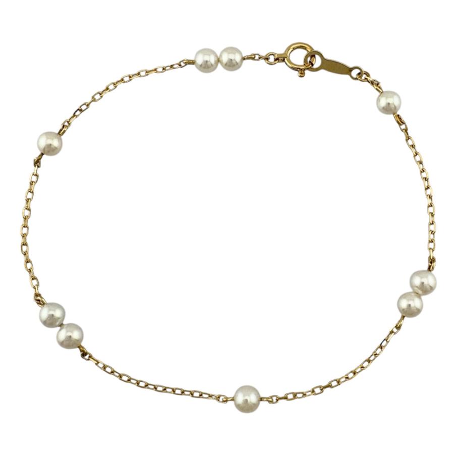 MIKIMOTO（ミキモト） ブレスレット 18金 K18イエローゴールド パール