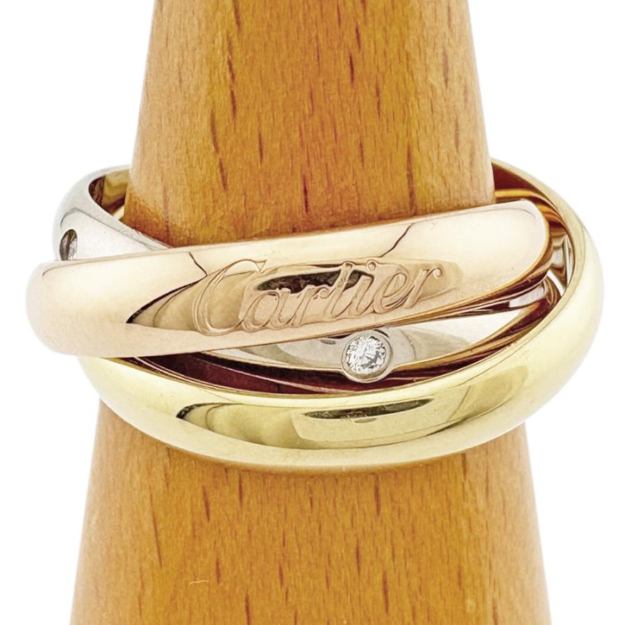 Cartier（カルティエ） トリニティ 3連 リング 指輪 11号 18金 K18