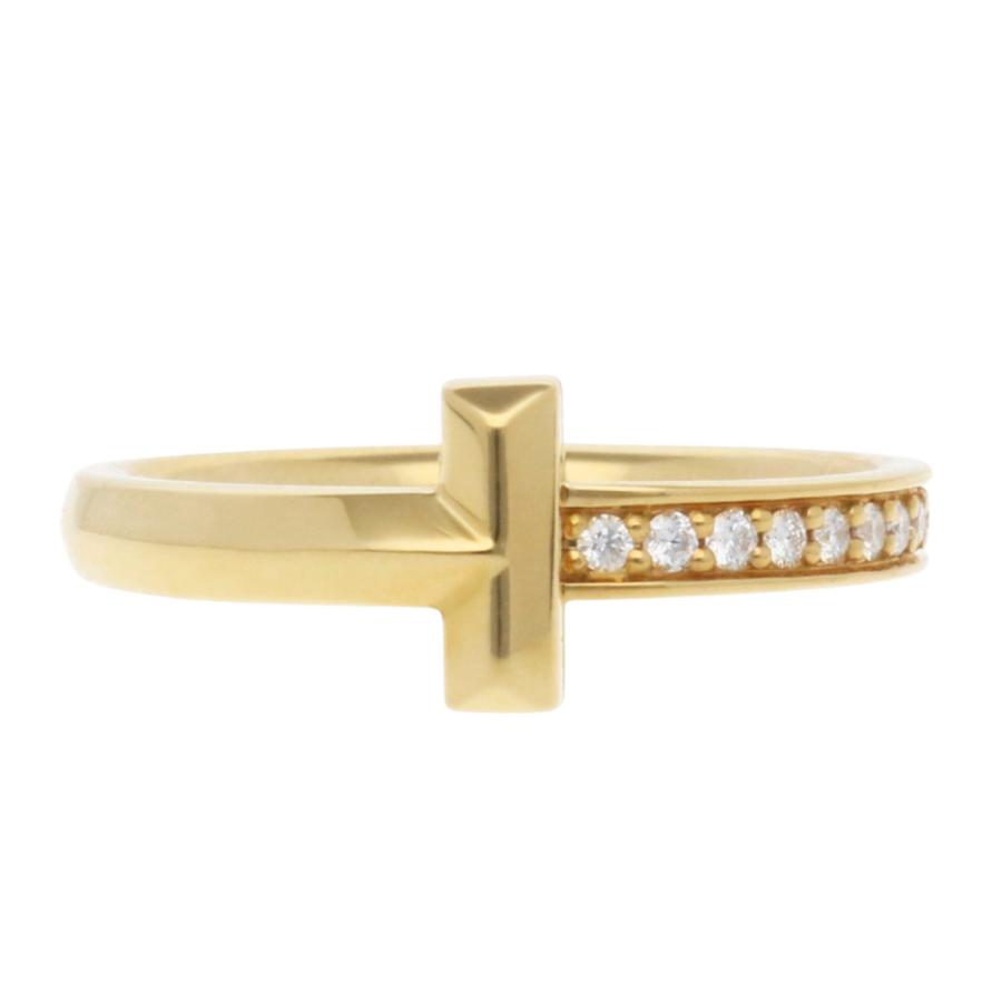 TIFFANY&Co.（ティファニー） Tワン リング 指輪 11号 18金 K18