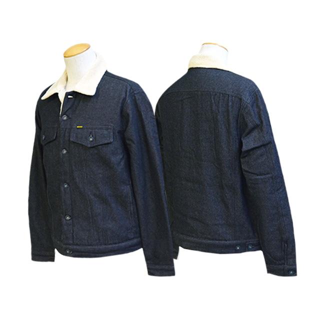全2色【BLUCO/ブルコ】2023AW「Denim Boa Riders Jacket/デニムボア