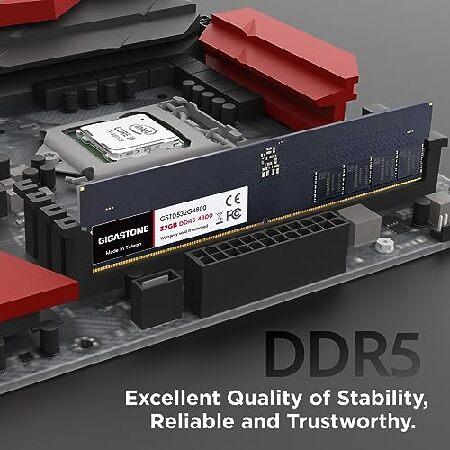 メモリ DDR5 Gigastone デスクトップPC用メモリ 32GBx2枚 (6GB) DDR5
