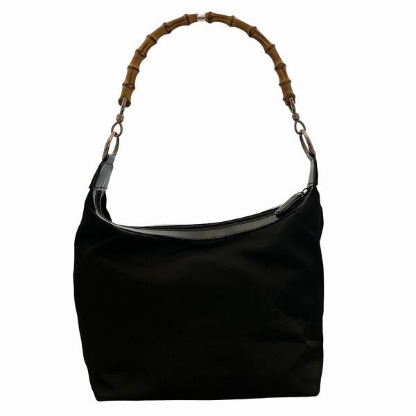 GUCCI（グッチ） バンブー 000.2058.0531.5 ブラック ナイロン×レザー