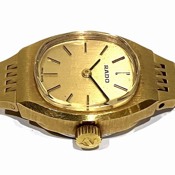 ラドー 332.3229.2 手巻き ゴールド 時計 腕時計 レディース 中古