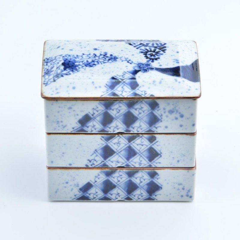 三段重 お正月 和食器 日本製 ギフト おうち ごはん うつわ 陶器