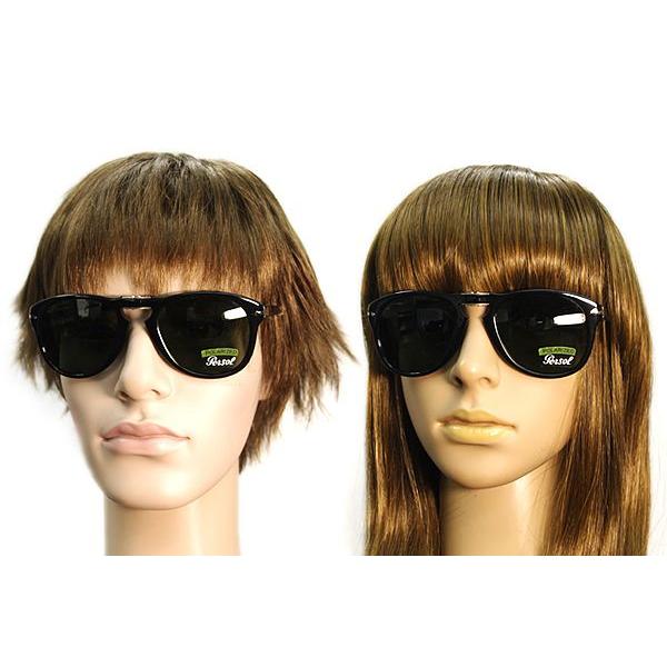 Persol ペルソール サングラス 0PO-0714-9558 ブラック 折りたたみ式